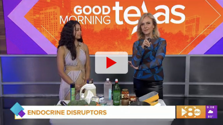 Registered Dietitian Nutritionist Diana Figueroa on WFAA news segment about Endodcrine Disruptors
