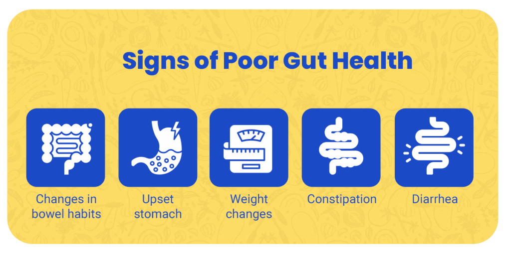 signs of poor gut health